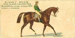 1889 Kinney Brothers Famous English Running Horses (N230) #NNO Blair Athol Front